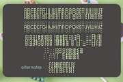 Mint Round - Stacked - Mirrored Font, a Font by Dasagani (Thumbnail 3 of 3)