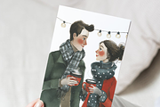 Christmas Village Clipart Set, a Decorative Illustration by Pati Paints (Thumbnail 10 of 10)