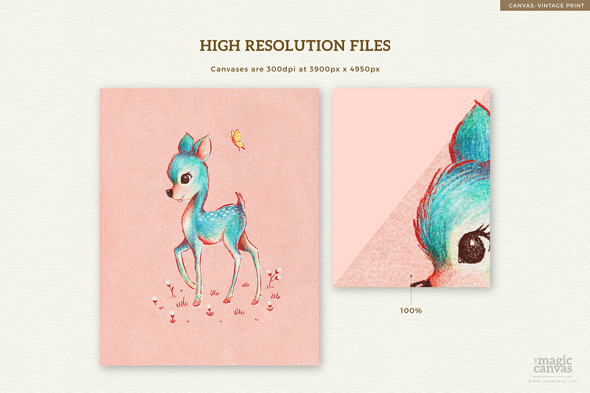 Magic Canvas Photoshop textures, a Layer Style Add-On by Lisa Glanz (Photo 12 of 13)