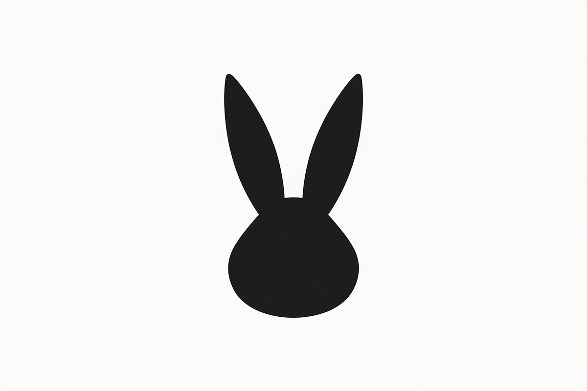 Cute Bunny Head Silhouette Set, an Illustration by BIPLOB EXPERT (Photo 2 of 7)
