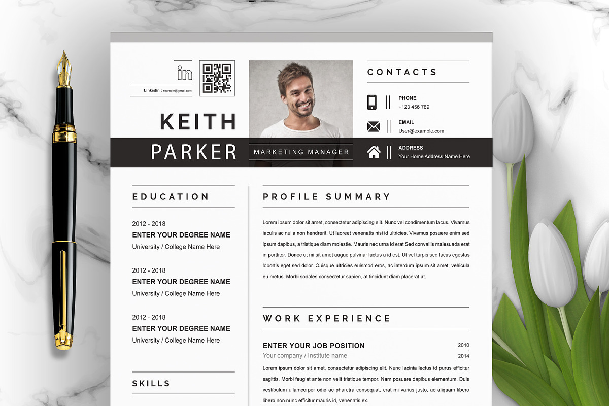 JOB WINNING RESUME - 50 TEMPLATES, a Resume Template by ResumeInventor (Photo 167 of 184)