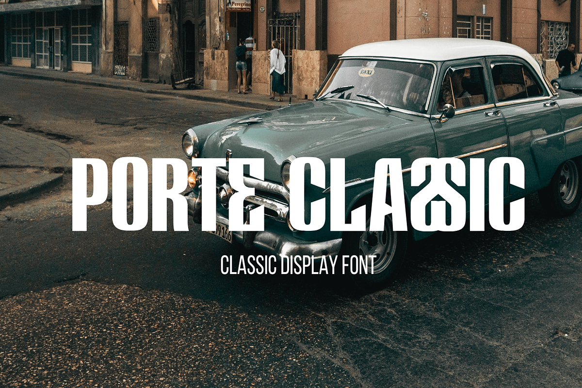 Porte Classic - Bold Classic Display, a Sans Serif Font by Grappict.com (Photo 1 of 5)