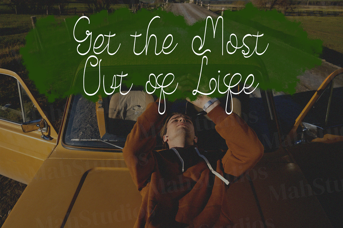 Abjoccy Script Fonts, a Script Font by mahstudios (Photo 8 of 14)