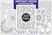 250+ Abstract Coloring Pages Bundle, a Decorative Illustration by Ink Gallery (Thumbnail 1 of 3)