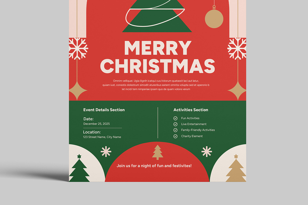 Christmas Flyer Template preview 5