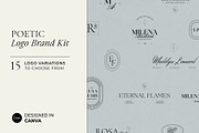 Floral Poetic | Logo Brand Pack, a Branding & Logo Template by Studio Leelou (Thumbnail 1 of 10)