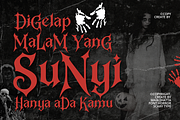 Neivak – Horror Gothic Display Font, a Blackletter Font by MaikoHatta (Thumbnail 4 of 7)