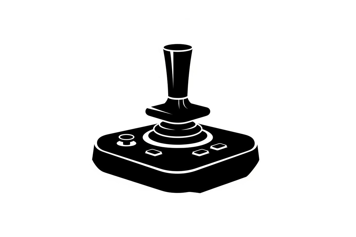 50 Retro Gaming Joystick Vector Bund, an Illustration by Creativeshirt (Photo 7 of 51)