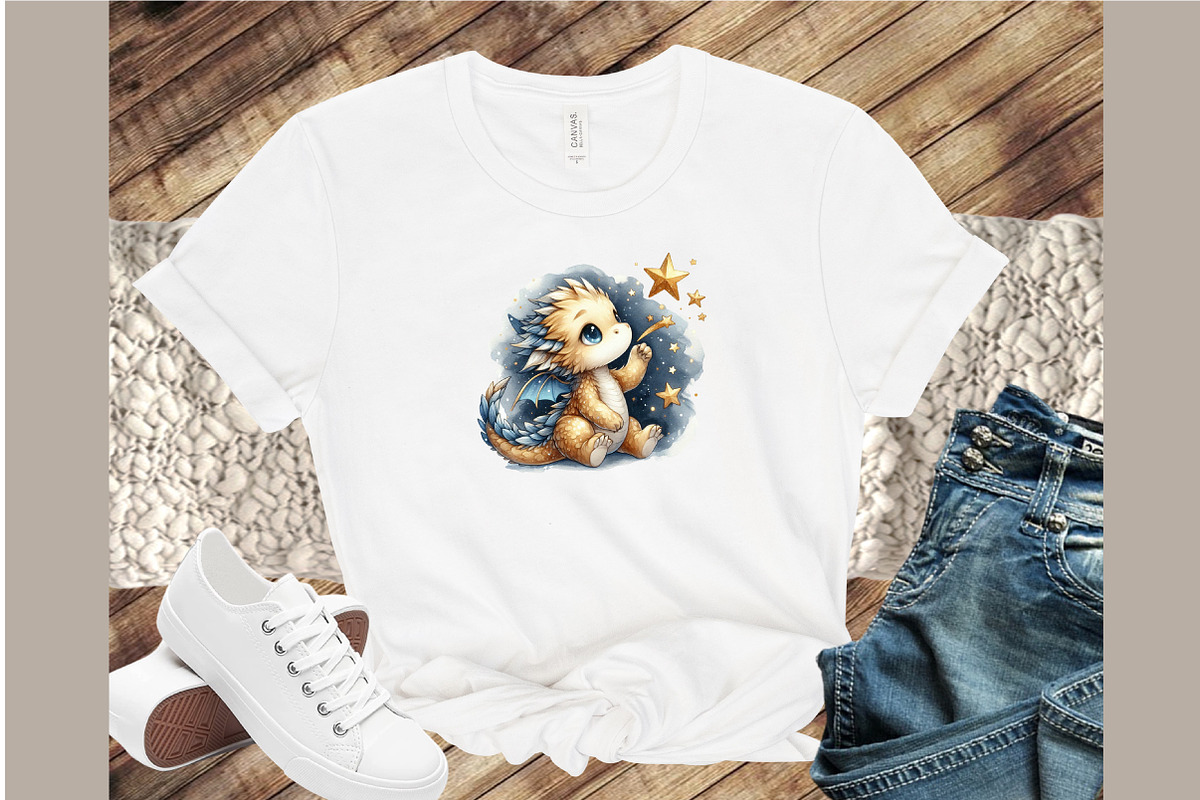 Dragons Watercolor Clipart Sublimati, an Illustration by Sublimation Artist (Photo 4 of 6)