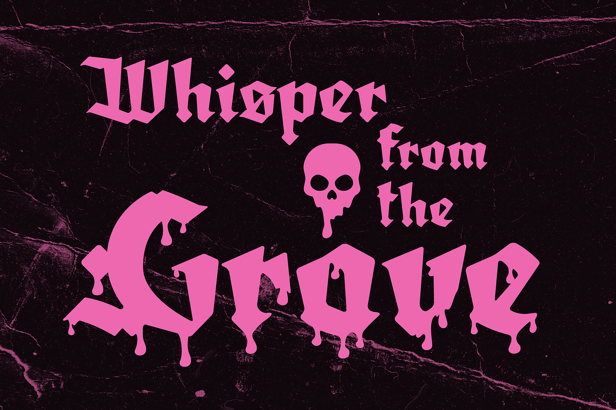 Amortem - Gothic Blackletter Font, a Blackletter Font by Wingsart Studio (Photo 8 of 15)