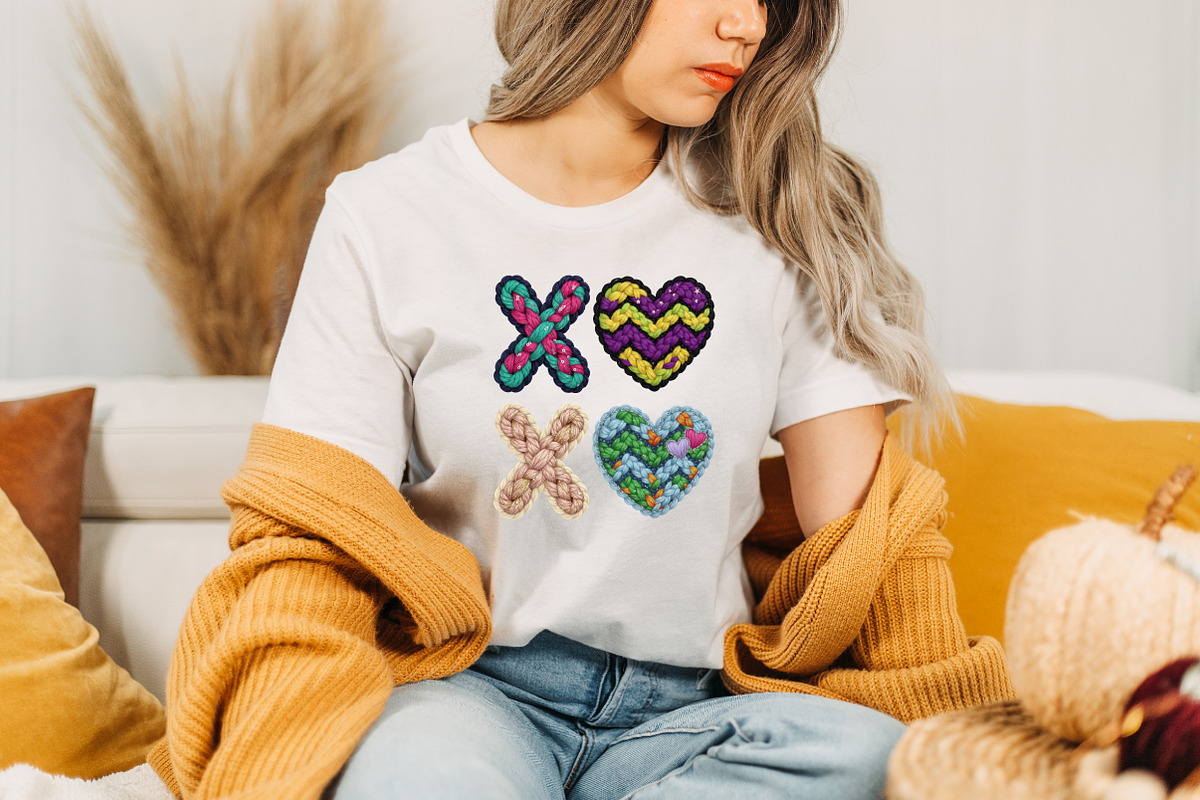 XOXO Valentine Day Png, Heart Faux P, an Illustration by Designking (Photo 6 of 6)