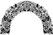 Vintage Ornamental Arch Frame Vector, a Decorative Illustration by Designer_Momina (Thumbnail 17 of 21)