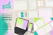 TIME MANAGEMENT_MONTHLY Planner Set, a Stationery Template by GoodNess Graphics (Thumbnail 1 of 8)