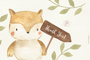 Woodland Friends, an Animal Illustration by Flora+Bear (Thumbnail 5 of 5)