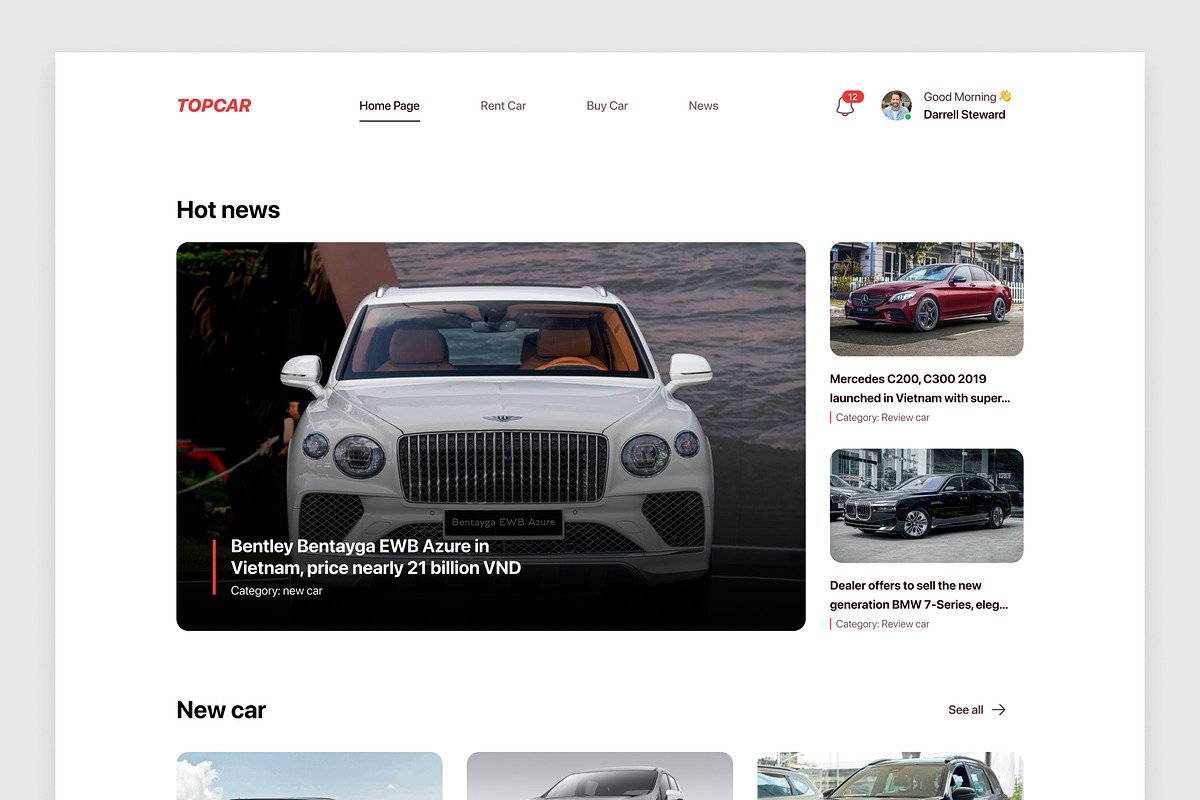 Topcar - Buy, sell and rent a car, an UI Kit Template by TruongHuy10 (Photo 5 of 5)