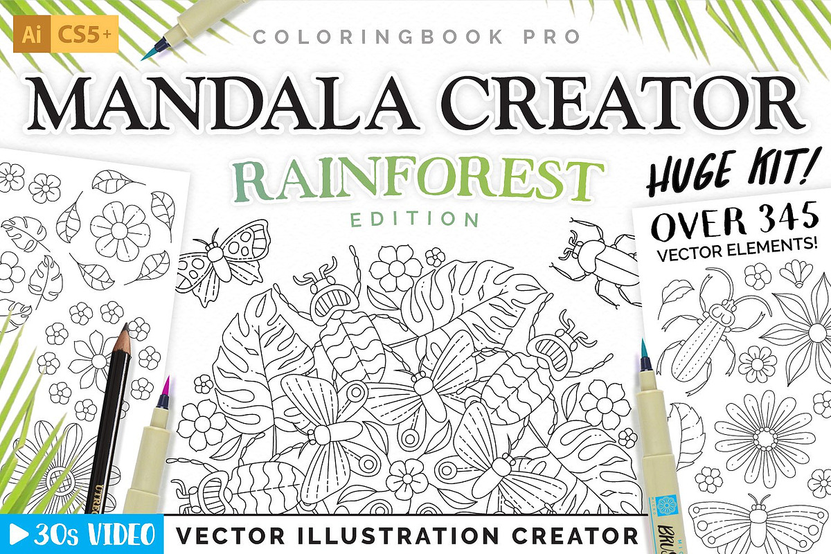 Rainforest Illustration Creator, a Plug-in Add-On by Drifter Studio (Photo 1 of 9)