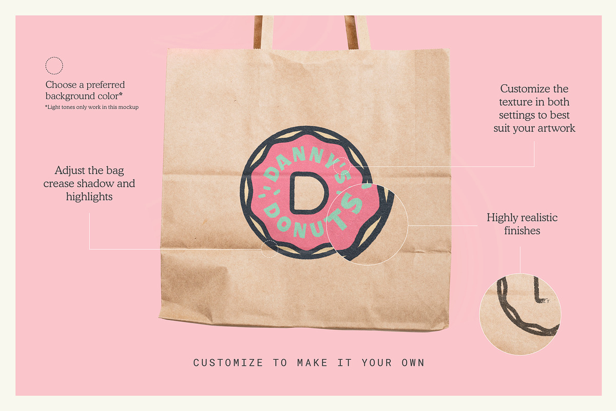 Kraft Paper Carry Bag mockup, a Packaging Mockup by mockstar (Photo 5 of 7)
