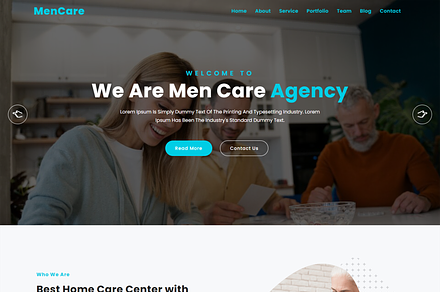 Mencare Retirement Planning Template, a Bootstrap Template by Themeplaza