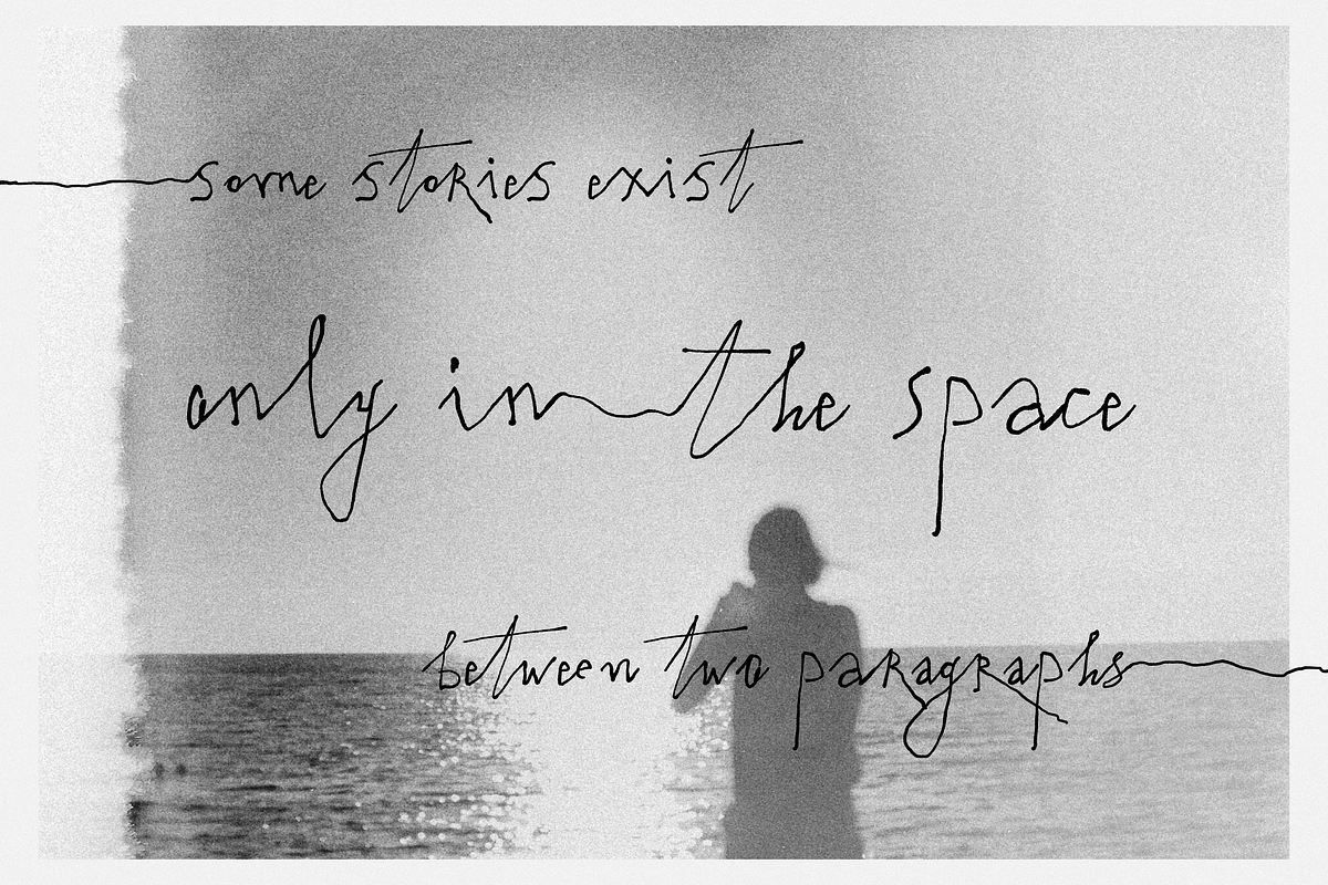 Bergamot // experimental, raw script, a Handwritten Font by PeachCreme (Photo 4 of 15)