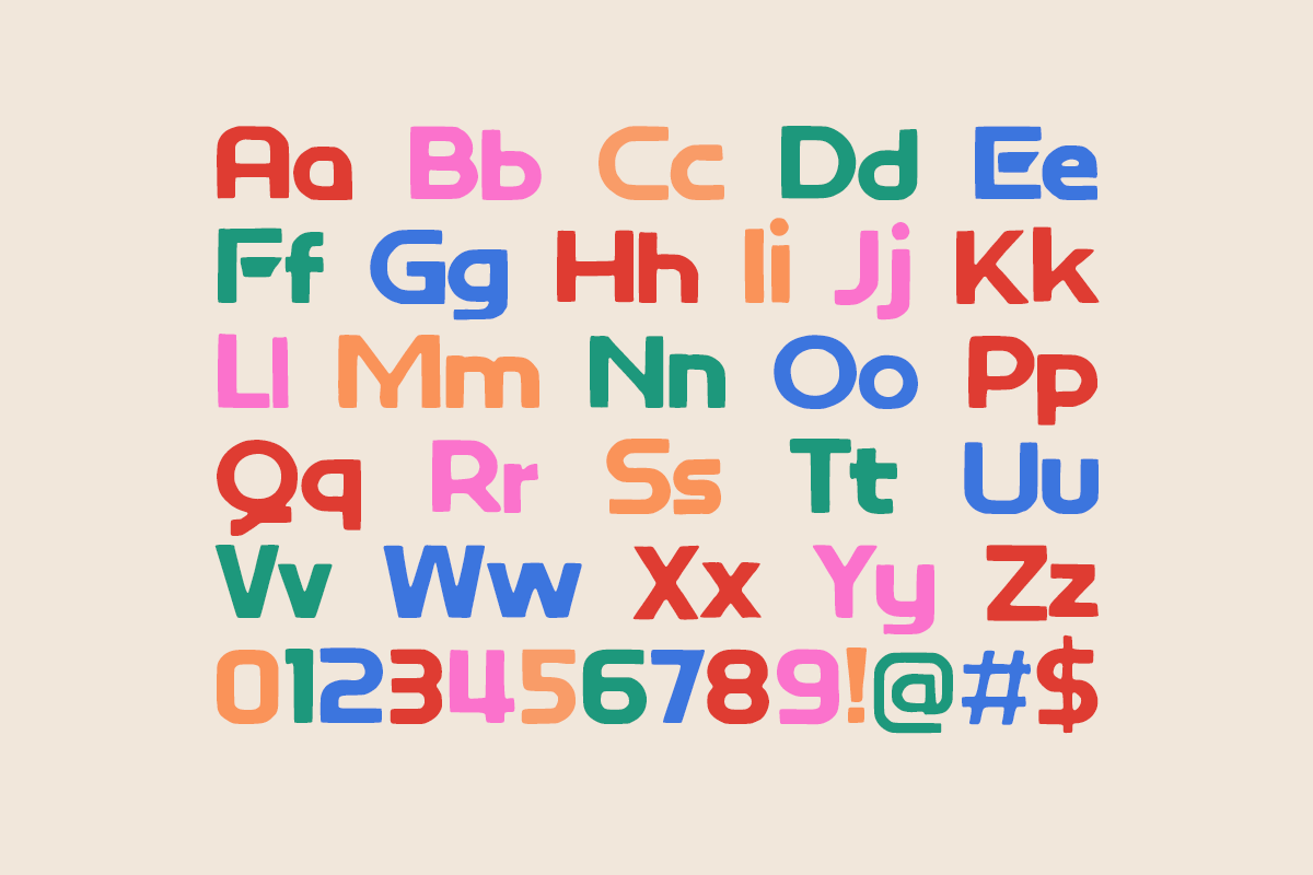 Quldy - Kids Fun Font, a Sans Serif Font by Pandeka Studio (Photo 9 of 9)