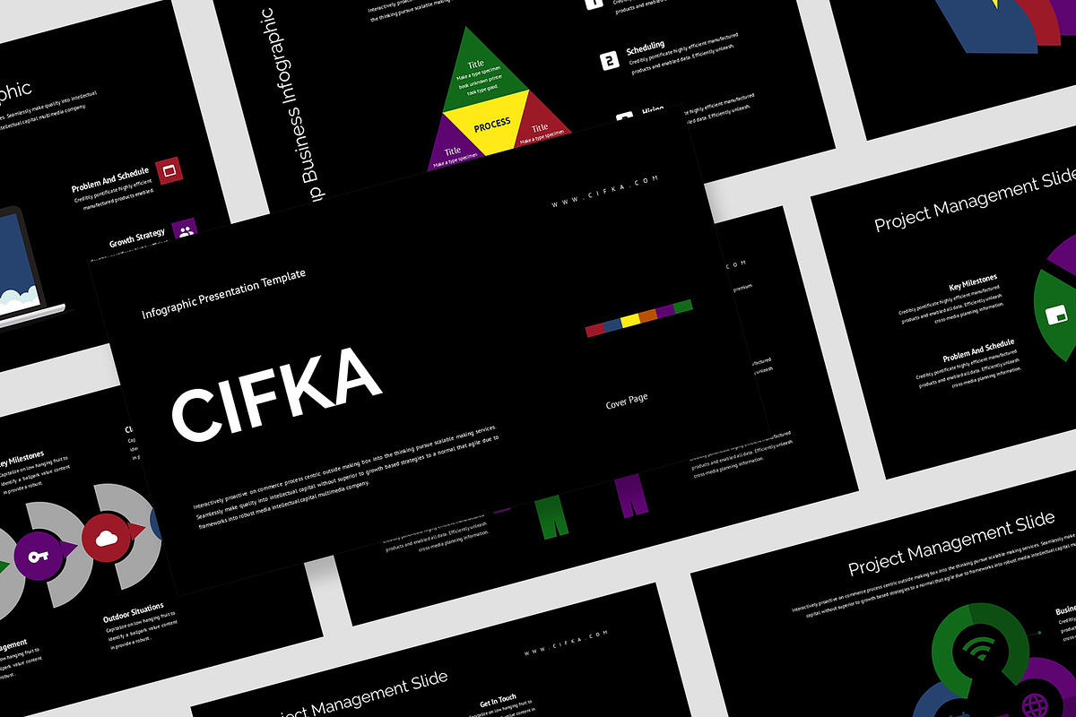Cifka : Infographic Keynote, a Presentation Template by Punkl Camp (Photo 1 of 9)