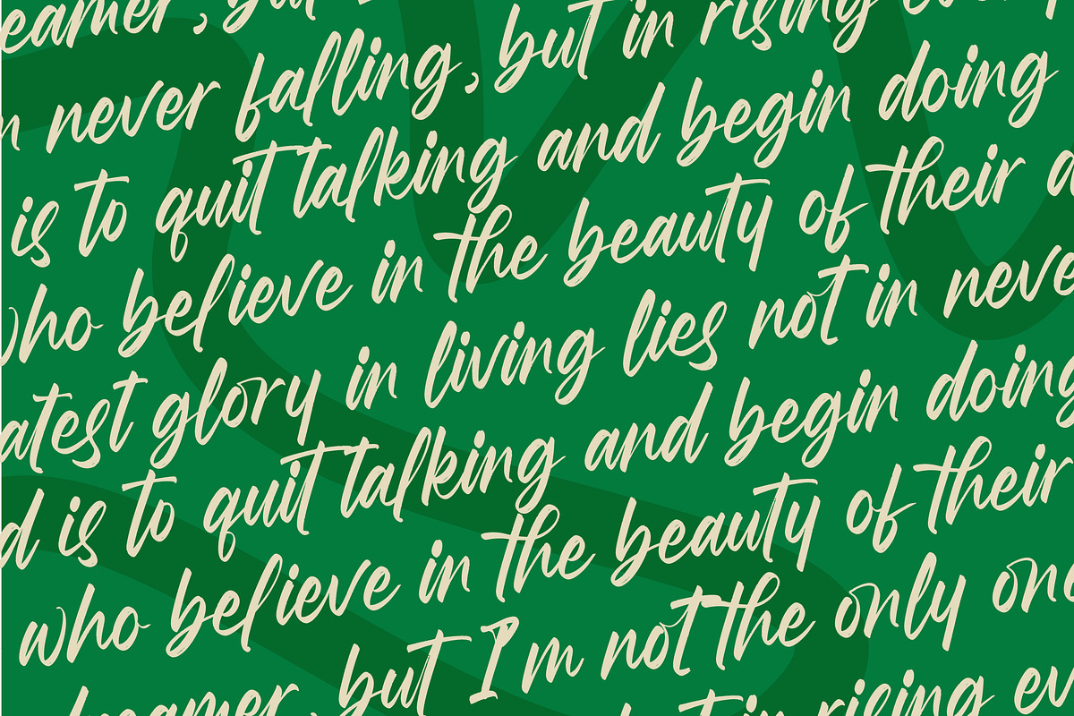 Hamilton Brittany Bold Brush Font, a Script Font by Letterena Studios Script (Photo 16 of 20)