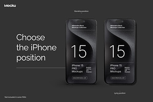 IPhone PRO 15 Mockup Collection