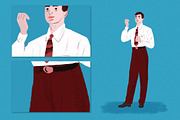 Preppy Art Brushes for Illustrator, a Brush Add-On by Guerillacraft (Thumbnail 4 of 5)