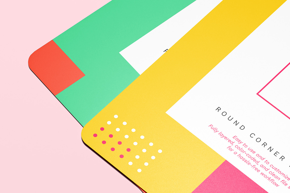A4 / A5 Round Corner Flyer Mockup, an Advertising Mockup by Illusiongraphic (Photo 18 of 19)