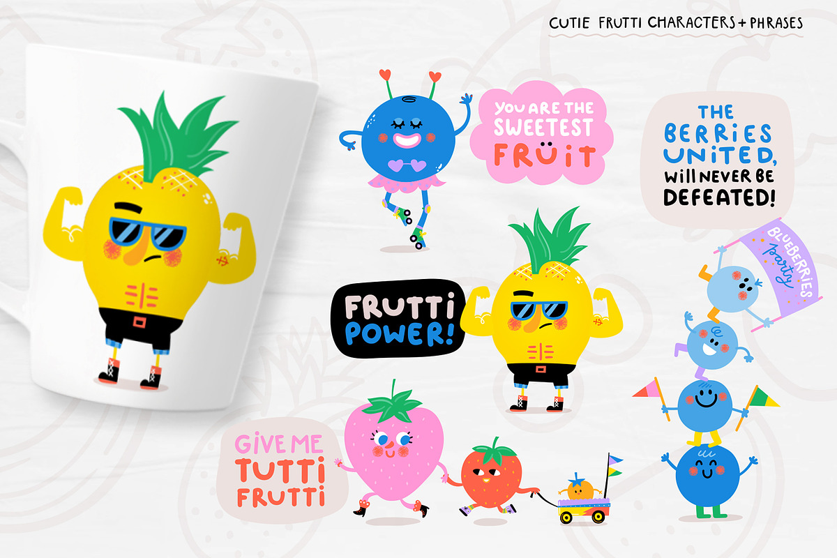 Cutie Frutti. Mini Fruit Collection., a Food Illustration by Isa De Gregorio (Photo 4 of 10)