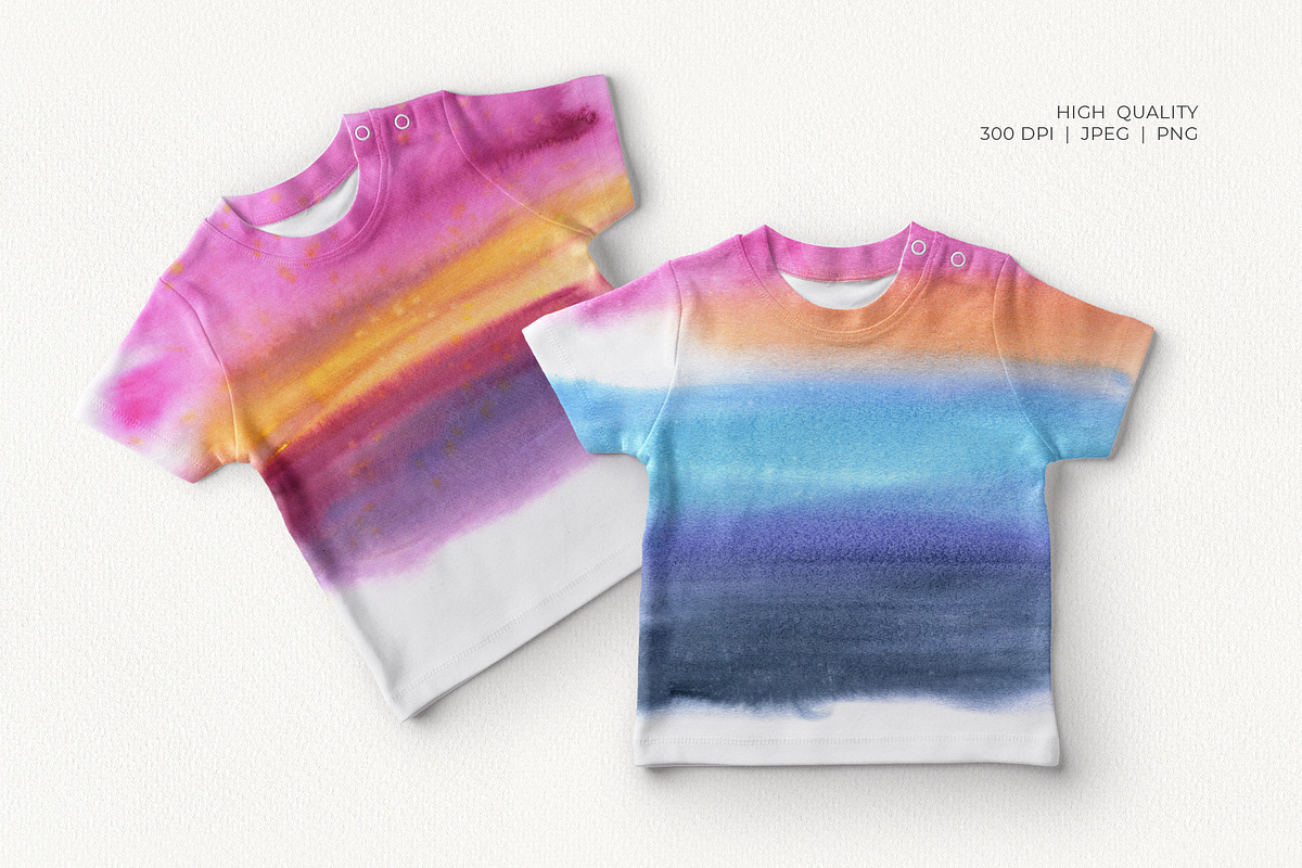 Texture Watercolor Washes Shapes Set, a Texture Illustration by YarovaArt (Photo 7 of 11)