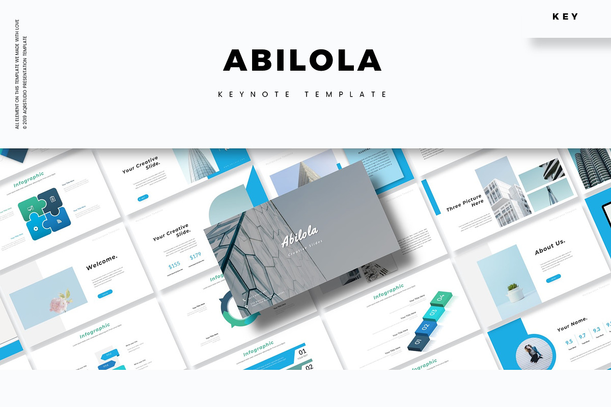 Abilola - Keynote Template, a Presentation Template by AQR Studio