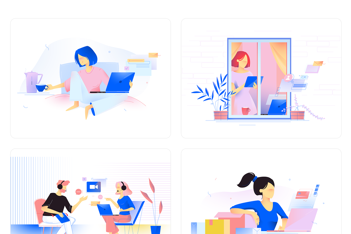 Meetup illustrations, a Templates & Theme by Craftwork