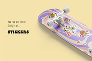Groovy Sarcastic Mood. 10 Stickers, an Object Graphic by Cosmic Store (Thumbnail 8 of 9)