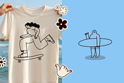 Surf & Sport Vector Illustrations, an Object Graphic by venimo (Thumbnail 11 of 15)