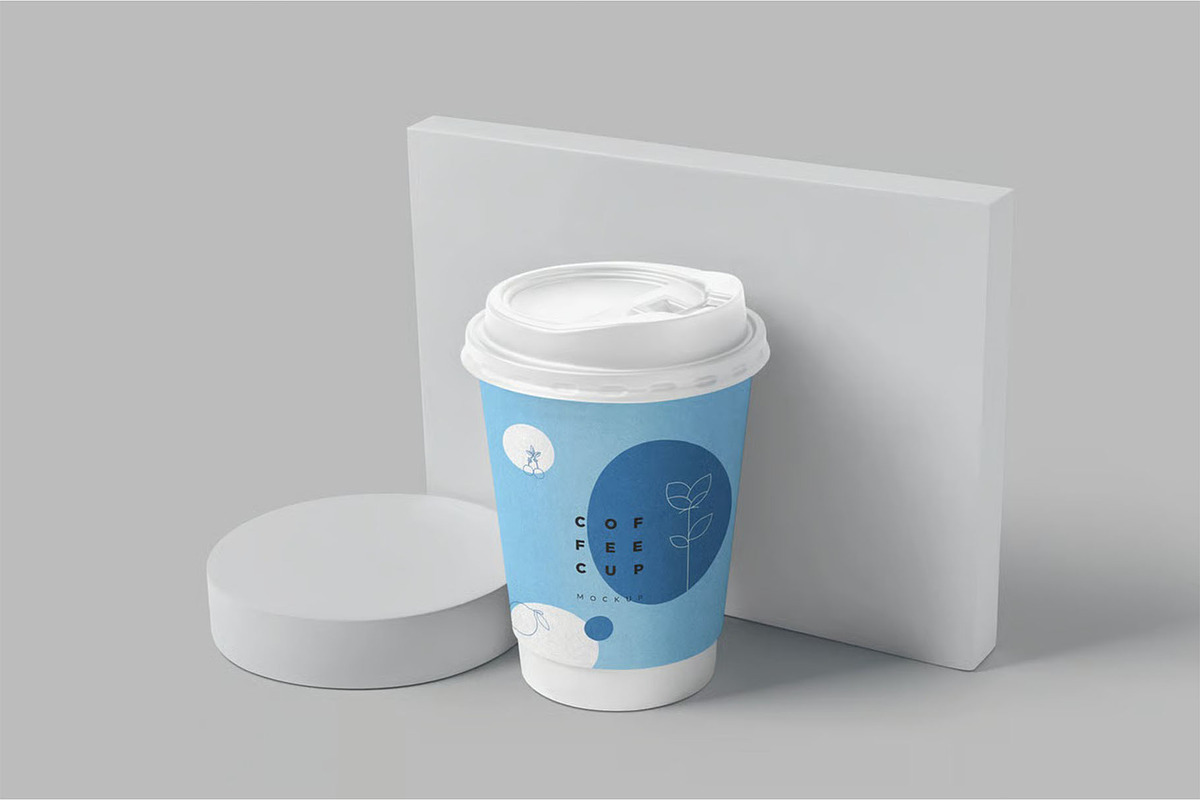 12 oz Coffee Cup Mockups, a Cups & Container Mockup by megostudi0 (Photo 2 of 6)