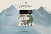Pichwai Indian Art Bundle, an Illustration by Artifactory Studios (Thumbnail 4 of 6)