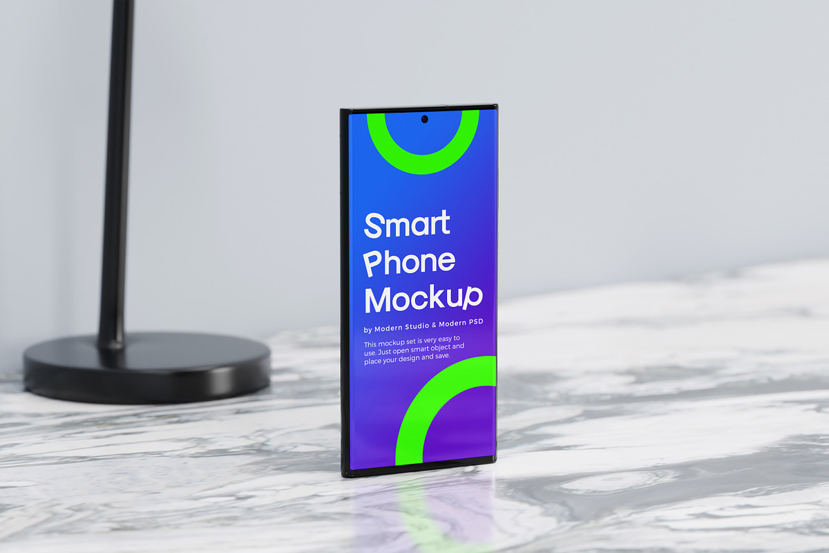 Galaxy S23 Ultra Mockup Set, an Android Mockup by Modern Studio (Photo 6 of 6)