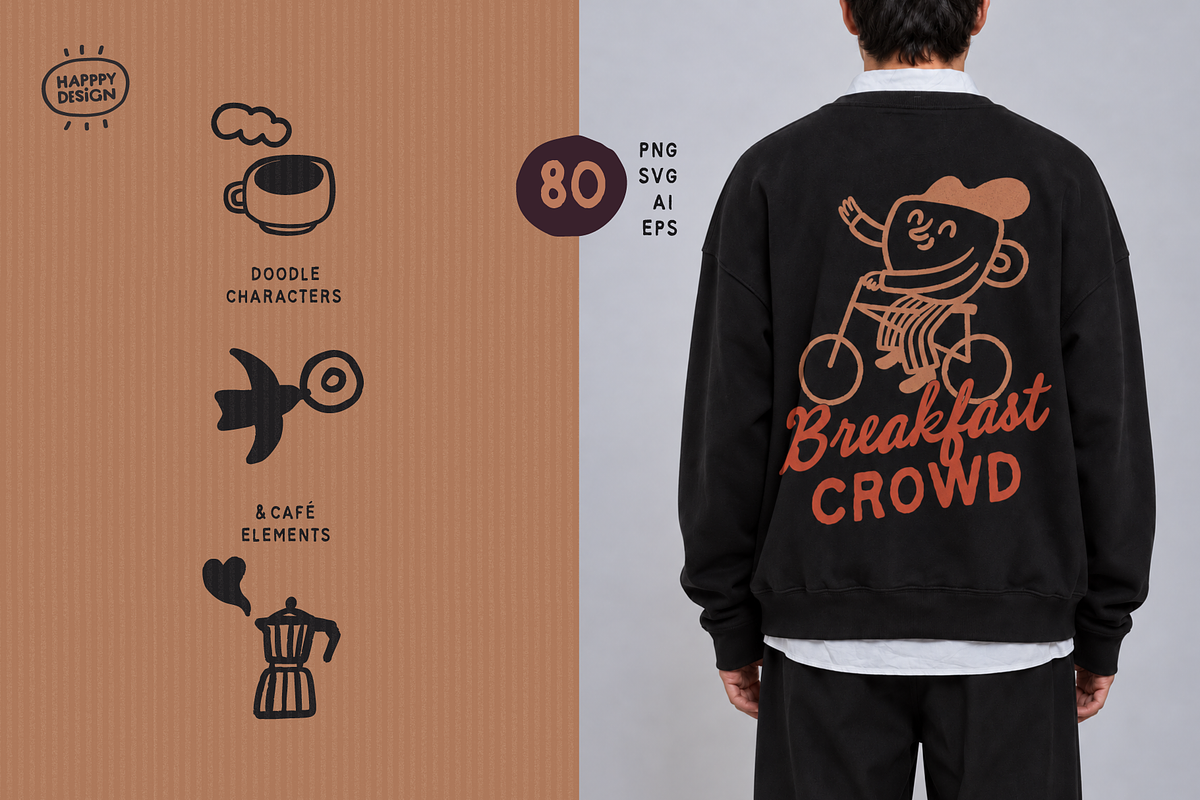 Coffee & Café Illustrations, a Food Illustration by happpydesign (Photo 5 of 12)