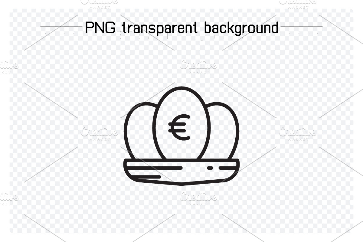 Euro Money Icons Set, an Outline Icon by Designfour (Photo 3 of 7)