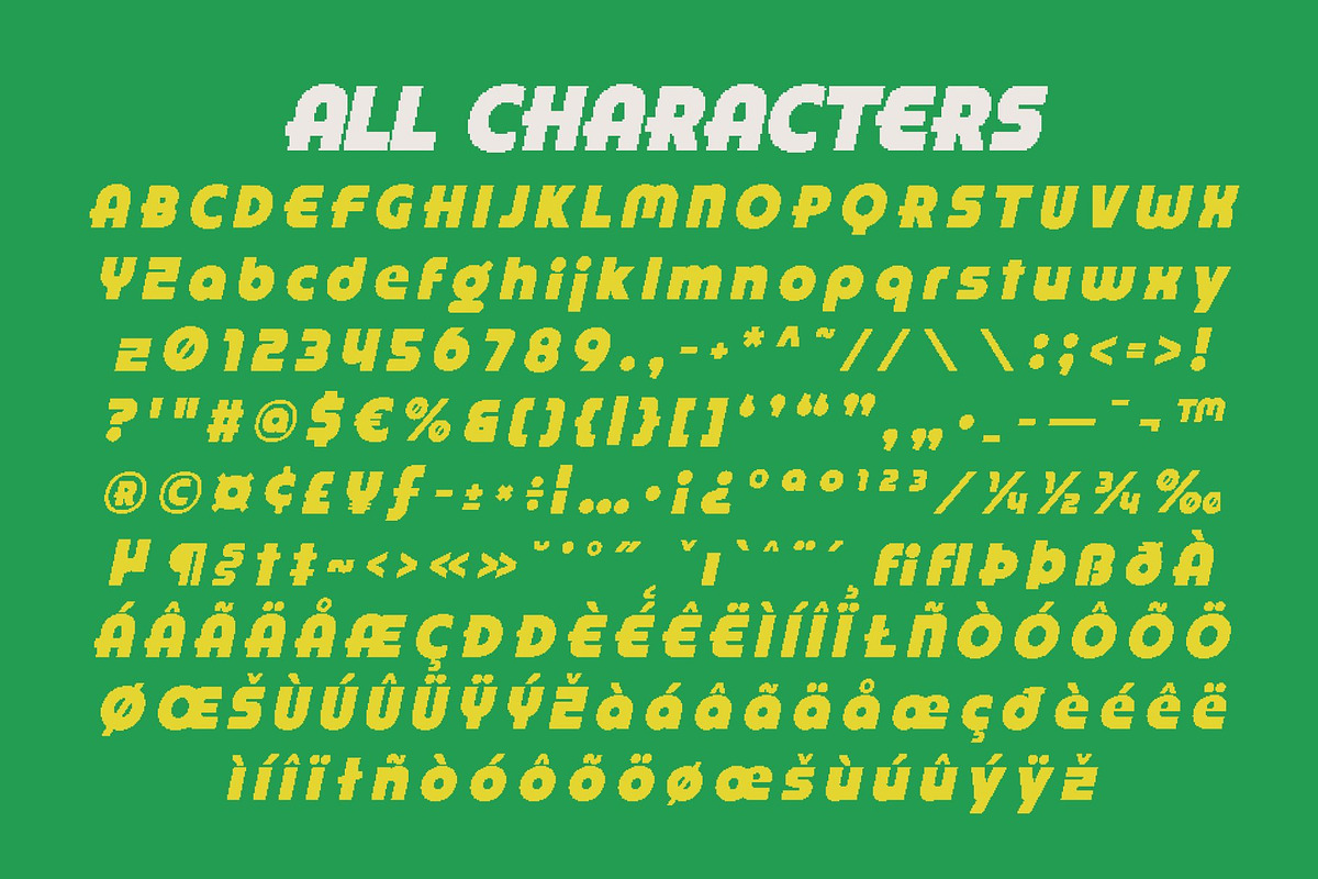 CS Regime Pixel, a Sans Serif Font by Craft Supply Co. (Photo 8 of 8)