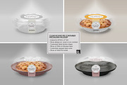 Clear Pie Container Packaging Mockup, a Product Mockup by INCDesign (Thumbnail 2 of 8)