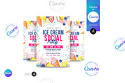 Ice Cream Social Flyer, a Flyer Template by Aam360 (Thumbnail 3 of 3)