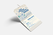 Modern Wall Calendar Mockup, an Advertising Mockup by bimockup (Thumbnail 6 of 6)