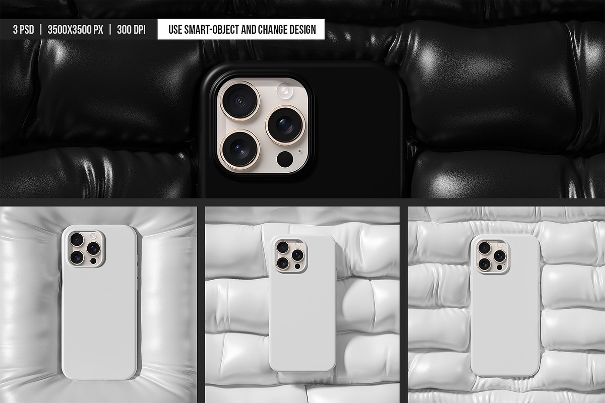 Case on Inflatable Surface Mockup, an iPhone Mockup by SD Mockup