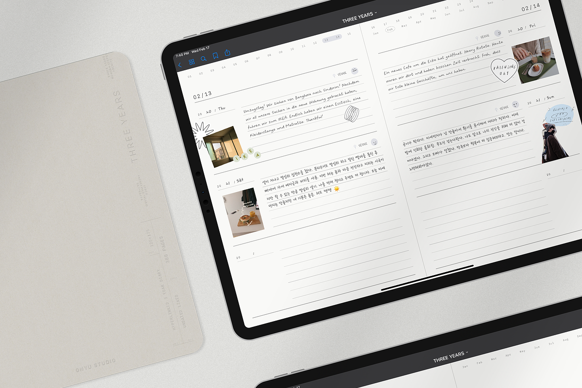3 Years Digital Diary Goodnotes, a Stationery Template by ONYU Studio (Photo 4 of 4)