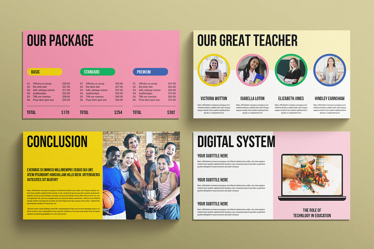 Education Presentation Template, a Presentation Template by E-Type (Photo 4 of 5)
