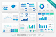 Sales Dashboard Powerpoint, a Presentation Template by Brandearth RRGraph (Thumbnail 2 of 6)