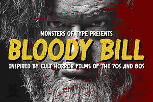 Bloody Bill Typeface