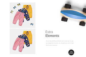 Baby Trousers Mock-ups Set Generator